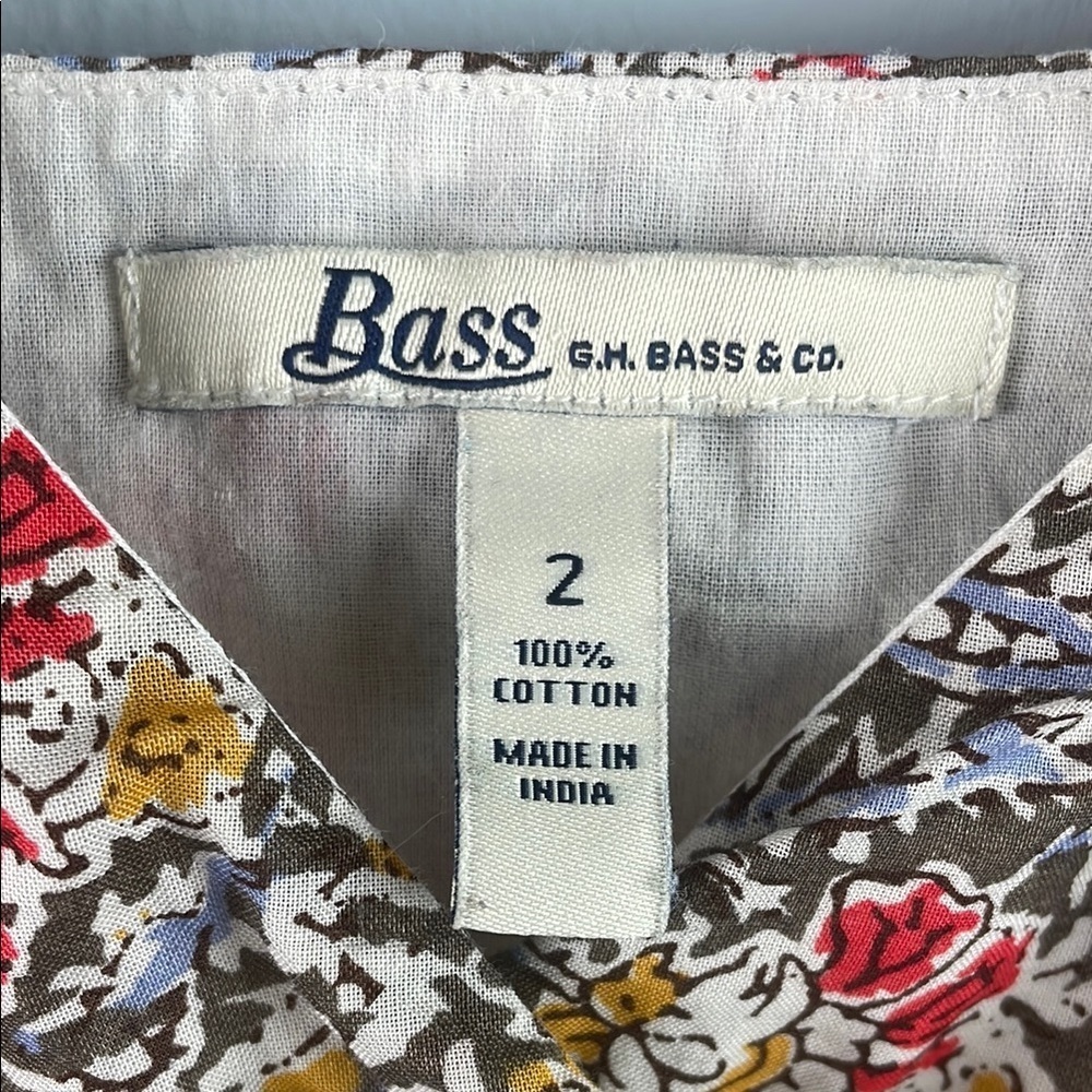 Bass GH Bass & Co Floral Maxi Dress Size 2 - Picture 4 of 6